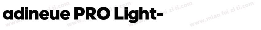 adineue PRO Light字体转换